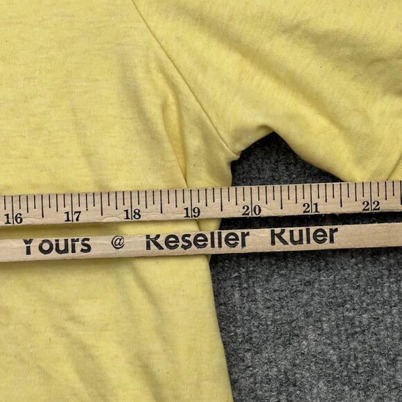 Polo Ralph Lauren Polo Shirt Men's Large Yellow Classic Fit Embroidered Pony - Picture 8 of 9